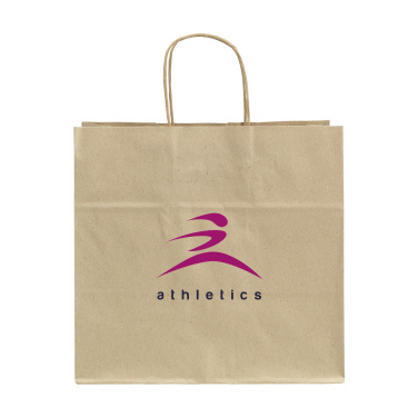 Logotrade ärikingituse foto: Leaf It Bag taaskasutatud murupaber (90 g/m²) L