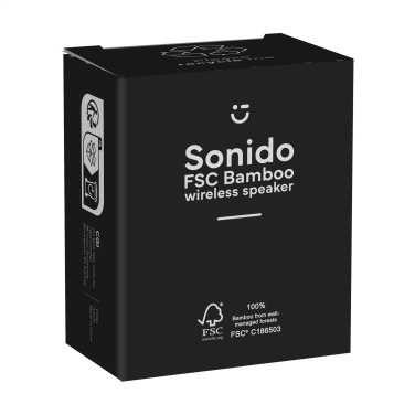 Logo trade ärikingituse pilt: Sonido 5W bambusest juhtmevaba kõlar