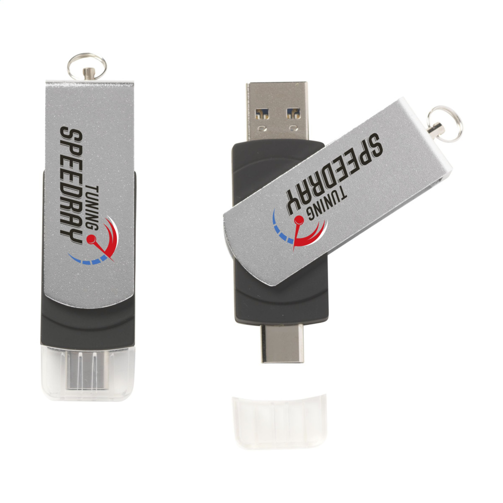 Logotrade reklaamkingid pilt: USB Dual Connect 3.0 – C-tüüpi 8 GB