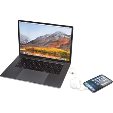 Logo trade firmakingid foto: Citala 5-in-1 taaskasutatud plastist 30 cm kiirlaadimiskaabel