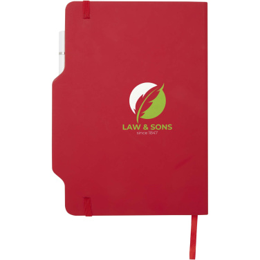 Logo trade firmakingituse pilt: Nexus A5 kõvakaaneline märkmik pliiatsi ja pastapliiatsiga