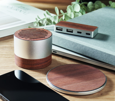 Logo trade reklaamkingid foto: SOUNEUZ taaskasutatud alumiiniumist kõlar