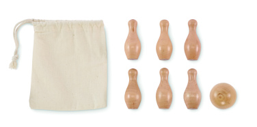 Logo trade reklaamkingitused foto: BOLITO mini männipuidust keeglikomplekt