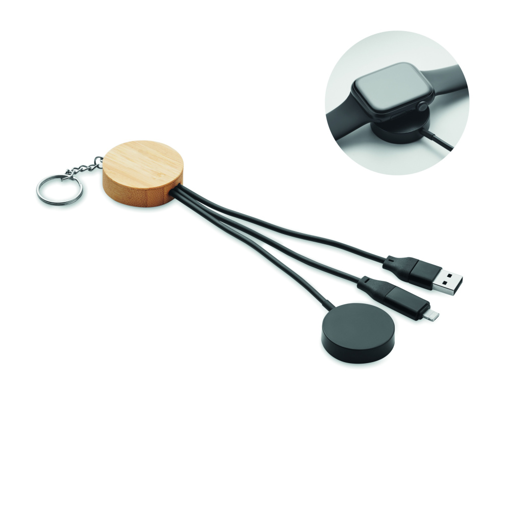 Logo trade reklaamtooted foto: BULE võtmehoidjaga 4in1 60 W kaabliga