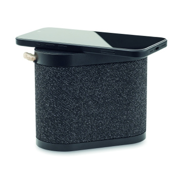 Logotrade reklaamkingi foto: WUSIC 15 W juhtmevaba laadija kõlar