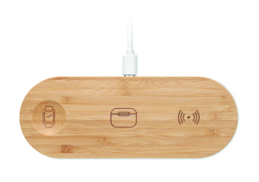 Logo trade reklaamkingituse pilt: 3-ühes 15W juhtmevaba laadija RECPAD