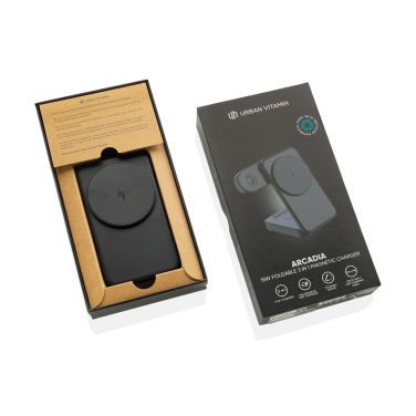 Logo trade firmakingitused foto: Urban Vitamin Arcadia RCS plastikust 15W 3in1 magnetiline laadija