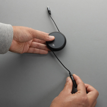 Logotrade ärikingi foto: Terra RCS alumiiniumist sissetõmmatav 240W 2-in-1 kaabel