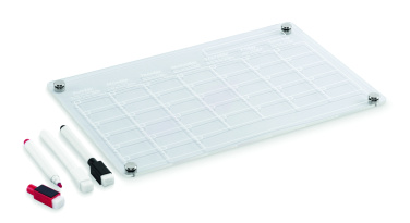 Logotrade firmakingi foto: PLANIT akrüülist planeerimistahvel