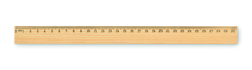Logotrade ärikingid pilt: RULER30 puidust joonlaud 30cm