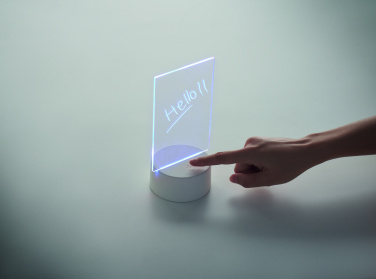Logo trade reklaamtoote pilt: LEDMEMO valgustatud LED-märkmetahvel