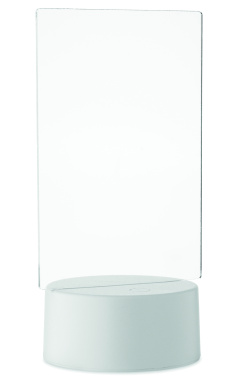 Logotrade firmakingi foto: LEDMEMO valgustatud LED-märkmetahvel