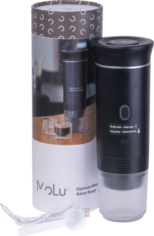 Logo trade reklaamtoote pilt: Espresso valmistaja Baton Rouge MoLu