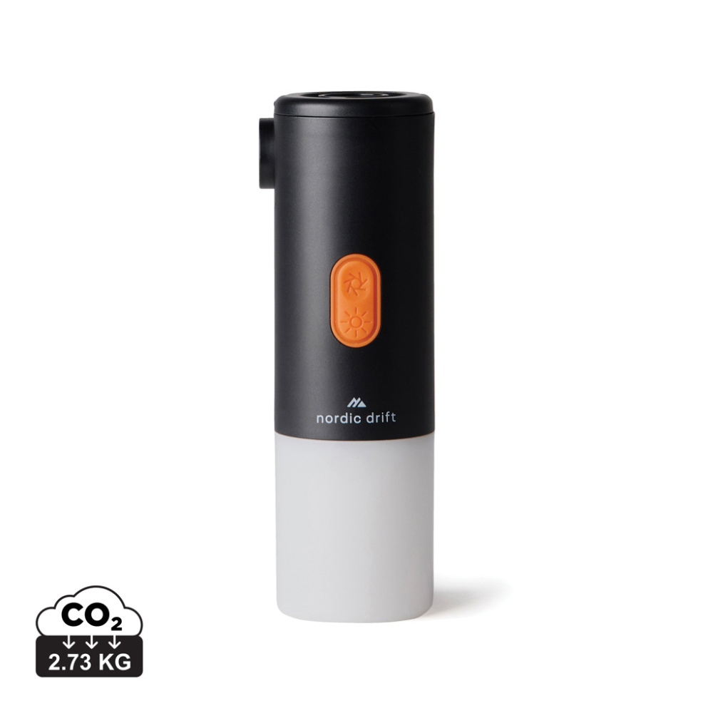 Logo trade reklaamkingid foto: Nordic Drift Titan kaasaskantav pumbaga matkalamp