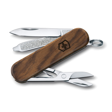Logo trade reklaamkingituse pilt: VICTORINOX taskunuga Classic SD puidust käepidemega