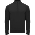 Epiro pikkade varrukatega unisex neljapoolse lukuga dressipluus, Must