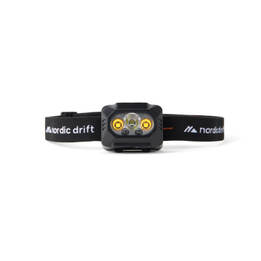 Logotrade ärikingituse foto: Nordic Drift Everesti suure jõudlusega kahe patareiga pealamp
