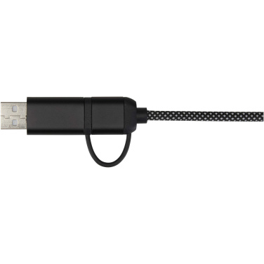 Logo trade reklaamtoote pilt: SMART 65W 100 cm RCS taaskasutatud magnetiline 5-ühes laadimiskaabel