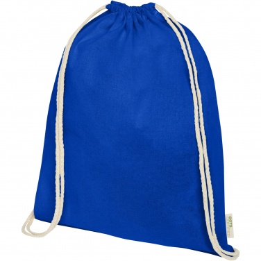 Logotrade liikelahja mainoslahja kuva: Orissa 100 g/m² organic cotton drawstring bag 5L