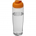 H2O Active® Tempo 700 ml flip kansi urheilujuomapullo, Läpinäkyvä / oranssi