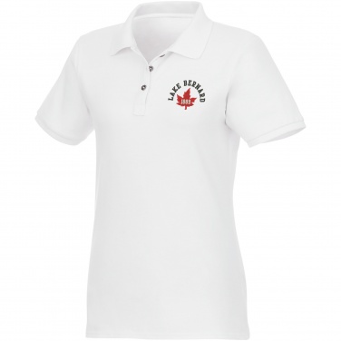 Logotrade liikelahja tuotekuva: Beryl short sleeve women's organic recycled polo