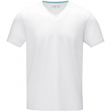 Logotrade liikelahjat kuva: Kawartha short sleeve men's organic V-neck t-shirt