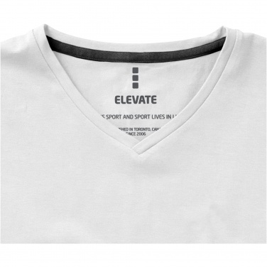 Logotrade liikelahjat kuva: Kawartha short sleeve men's organic V-neck t-shirt