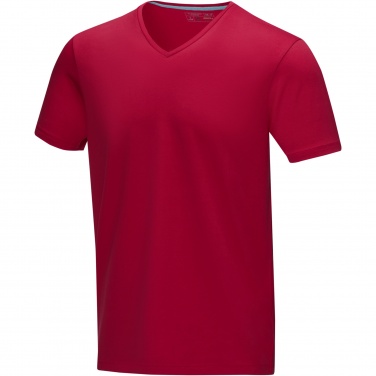 Logo trade liikelahjat mainoslahjat kuva: Kawartha short sleeve men's organic V-neck t-shirt