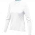 Ponoka long sleeve women's organic t-shirt, Valkoinen