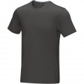 Azurite short sleeve men’s organic t-shirt, Myrskyn harmaa