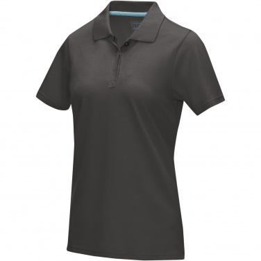 Logo trade liikelahjat mainoslahjat kuva: Graphite short sleeve women’s organic polo