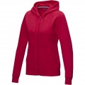 Ruby women’s organic recycled full zip hoodie, Punainen