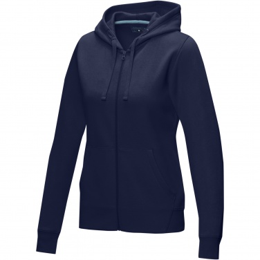 Logo trade liikelahja kuva: Ruby women’s organic recycled full zip hoodie