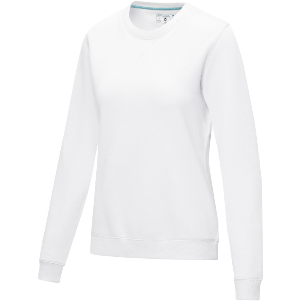 Logotrade mainostuotet kuva: Jasper women’s organic recycled crewneck sweater