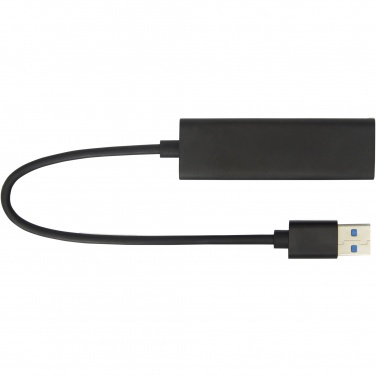 Logotrade liikelahja tuotekuva: ADAPT alumiininen USB 3.0-keskitin