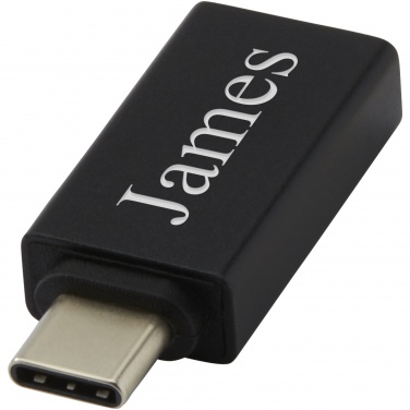 Logo trade liikelahja kuva: ADAPT alumiininen USB-C-USB-A 3.0 -sovitin