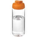 H2O Active® Octave Tritan™ 600 ml urheilujuomapullo pikalukittavalla korkilla, Läpinäkyvä kirkas/oranssi