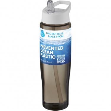 Logo trade liikelahja kuva: H2O Active® Eco Tempo 700 ml:n urheilujuomapullo nokallisella korkilla