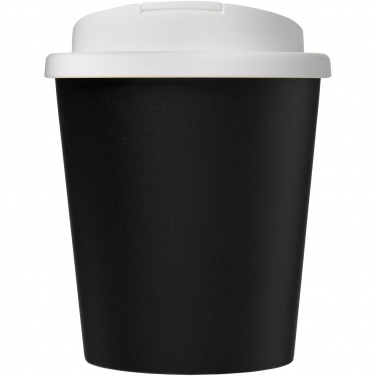 Logo trade mainoslahjat ja liikelahjat kuva: Americano® Espresso Eco 250 ml kahvimuki kierrätetystä materiaalista. Läikkymätön kansi.