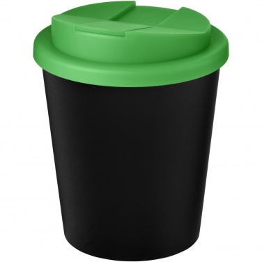 Logo trade liikelahjat mainoslahjat kuva: Americano® Espresso Eco 250 ml kahvimuki kierrätetystä materiaalista. Läikkymätön kansi.