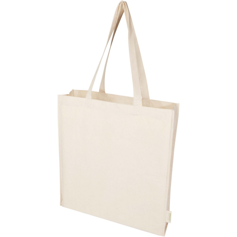 Logotrade mainoslahjat ja liikelahjat tuotekuva: Orissa 180 g/m² organic full gusset tote bag 14L