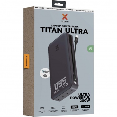 Logotrade mainoslahjat ja liikelahjat tuotekuva: Xtorm XB403 Titan Ultra 27 000 mAh 200 W:n kannettavan tietokoneen varavirtalähde