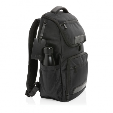 Logotrade mainostuote tuotekuva: Swiss Peak AWARE™ RPET Voyager 15.6" reppu kannettavalle