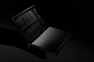 Logo trade liikelahjat tuotekuva: Swiss Peak Heritage RCS rPU A4 portfolio vetoketjulla