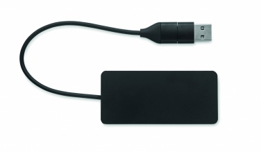 Logotrade mainoslahja tuotekuva: 3 portin USB-keskitin