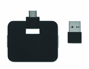 Logotrade mainostuotet kuva: 4-porttinen USB-keskitin