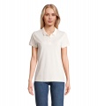 PLANET WOMEN Polo 170g, Luonnonvalkoinen