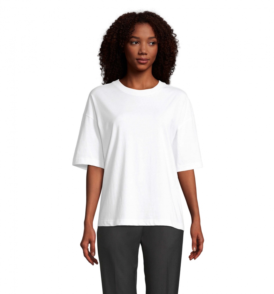 Logotrade mainoslahja tuotekuva: BOXY DAMEN T-SHIRT OVERSIZE