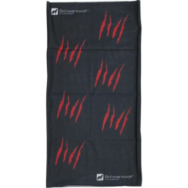 Logotrade mainostuote tuotekuva: Monikäyttöinen huivi BANDANA Schwarzwolf