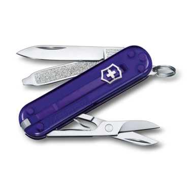 Logo trade mainoslahjat tuotekuva: Taskuveitsi Classic SD läpinäkyvä Victorinox